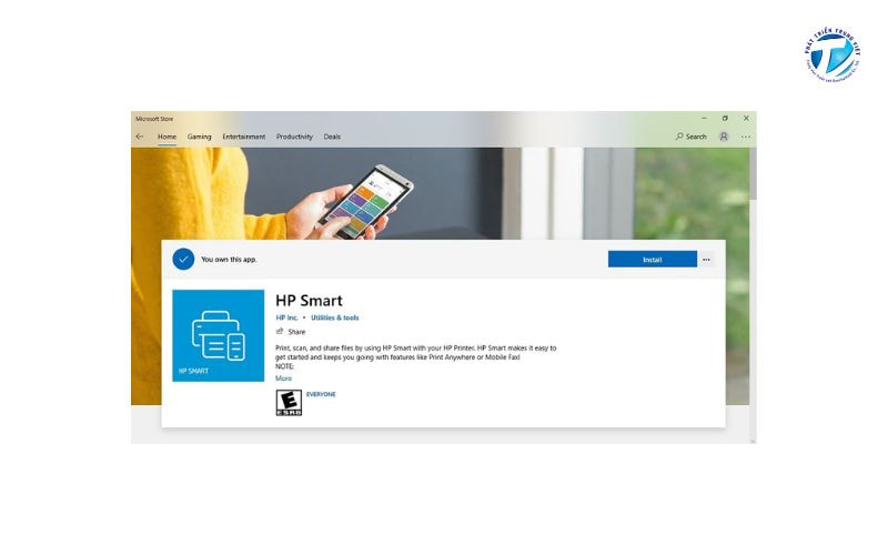 Máy in HP có phần mềm HP Smart hỗ trợ kết nối nhanh